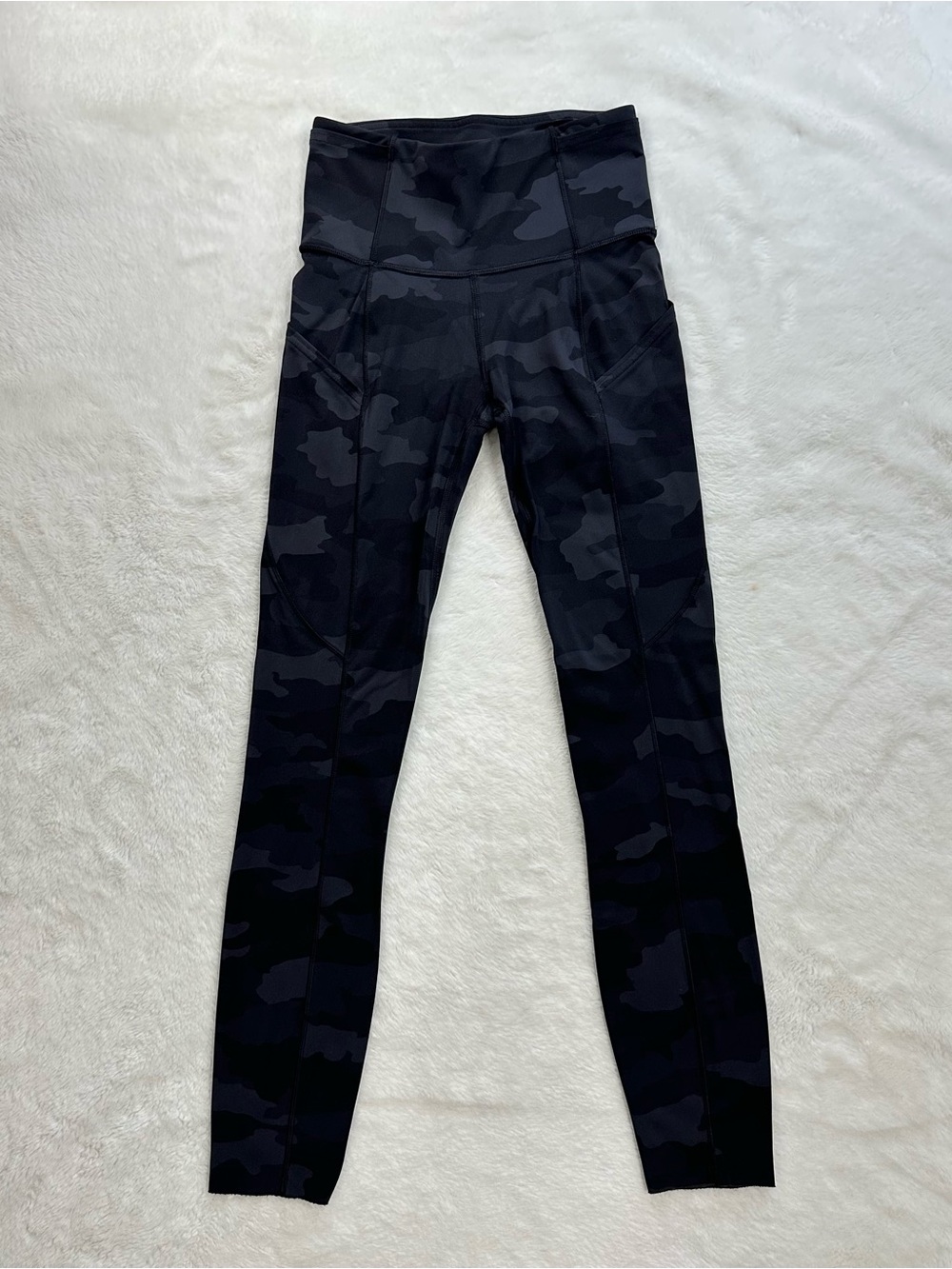 Lululemon Fast and Free Tight II 25" Camo Nulux Size 0